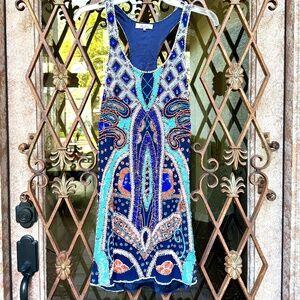 Parker Ramsey Beaded Mini Dress - WORN ONCE XS